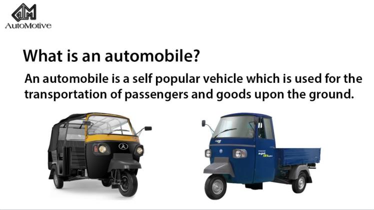 Automobile What Is